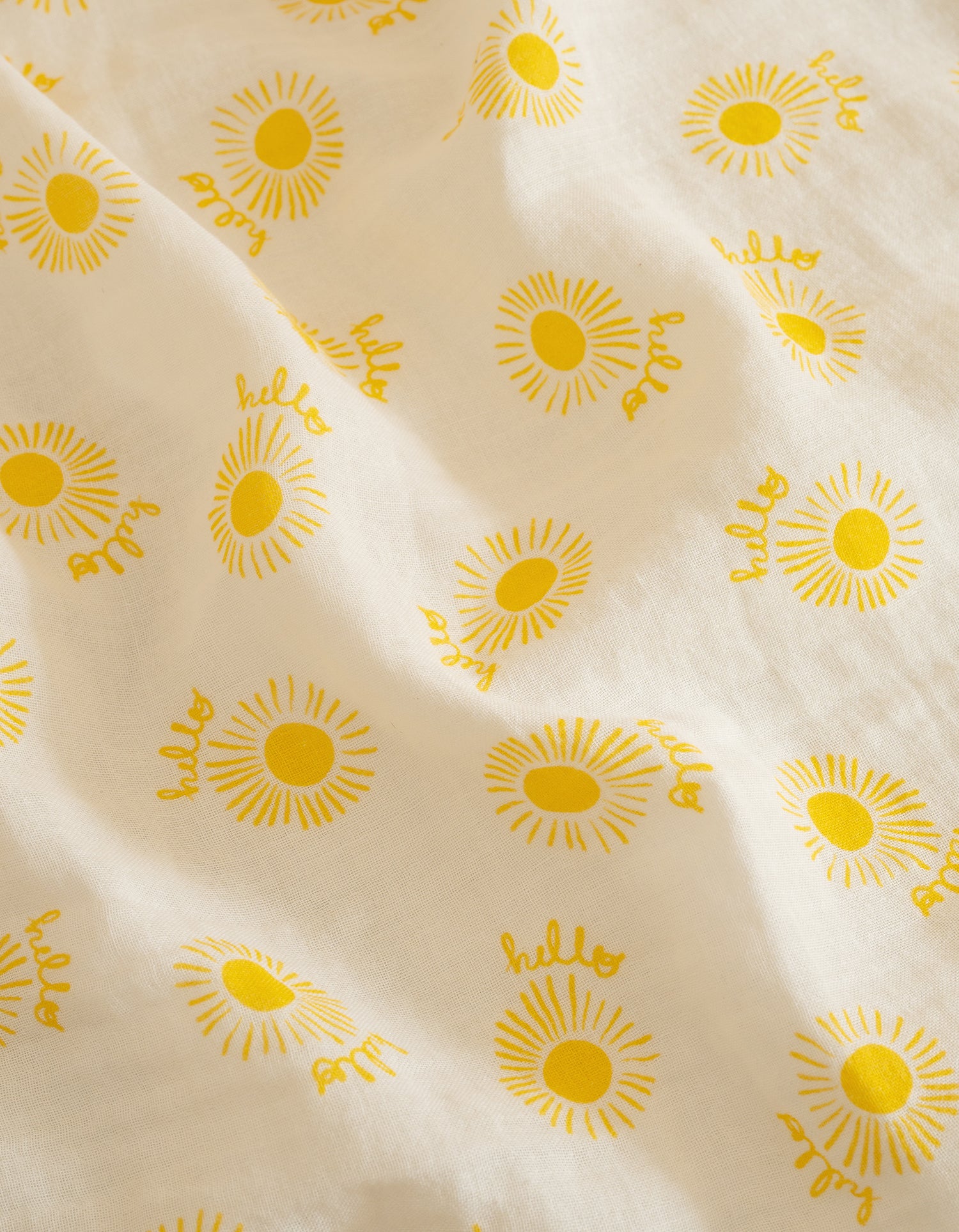 Taie d'oreiller Gaze de coton Bébé & Enfant - Soleil