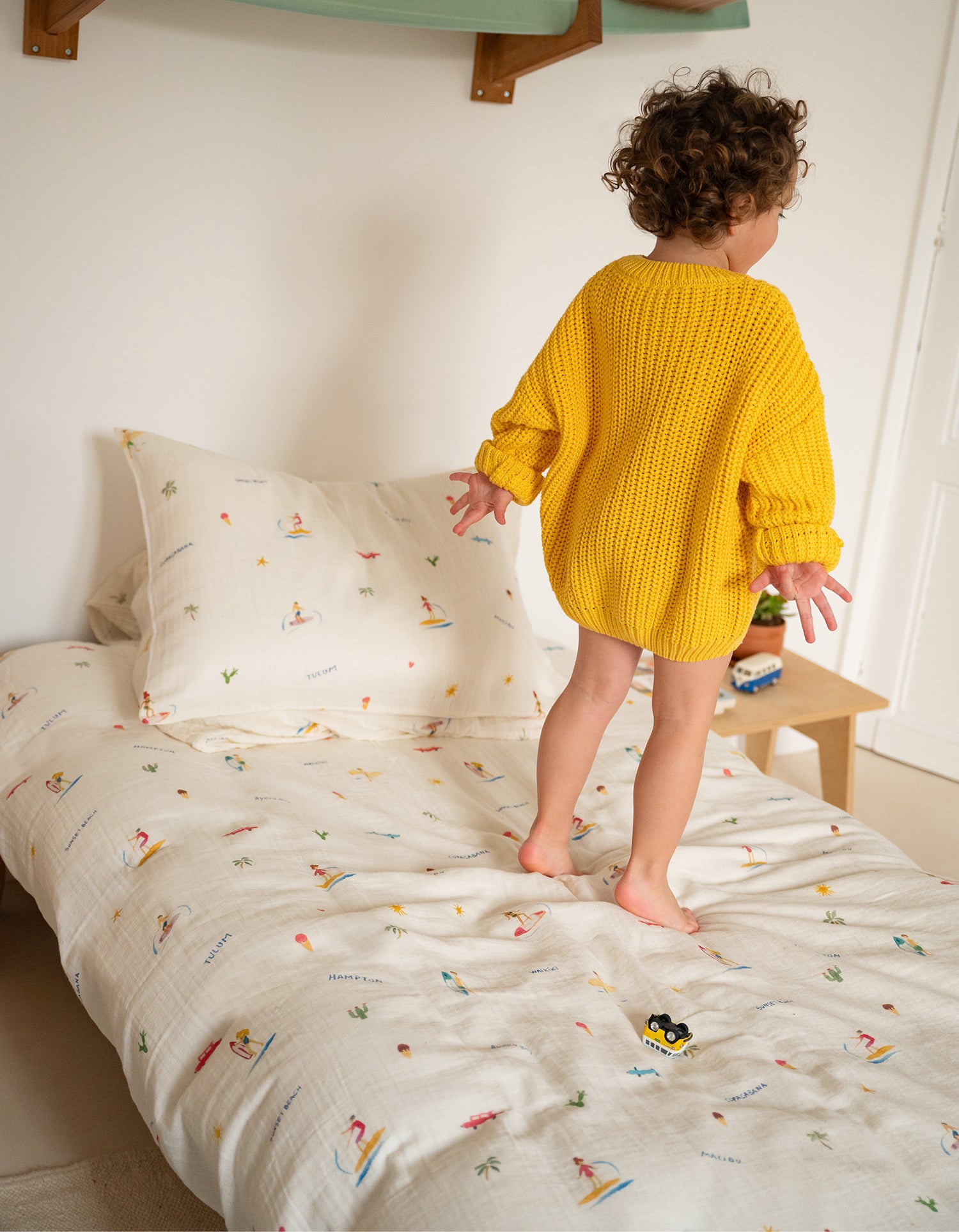 Copripiumino in Garza di Cotone Baby & Child - Surf