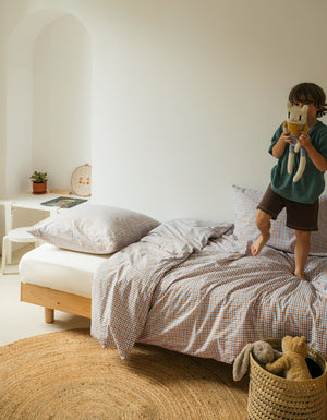 Baby& Kids Washed Percale Duvet Cover