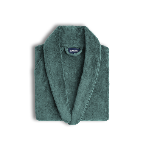 Peignoir moelleux - Vert Céladon