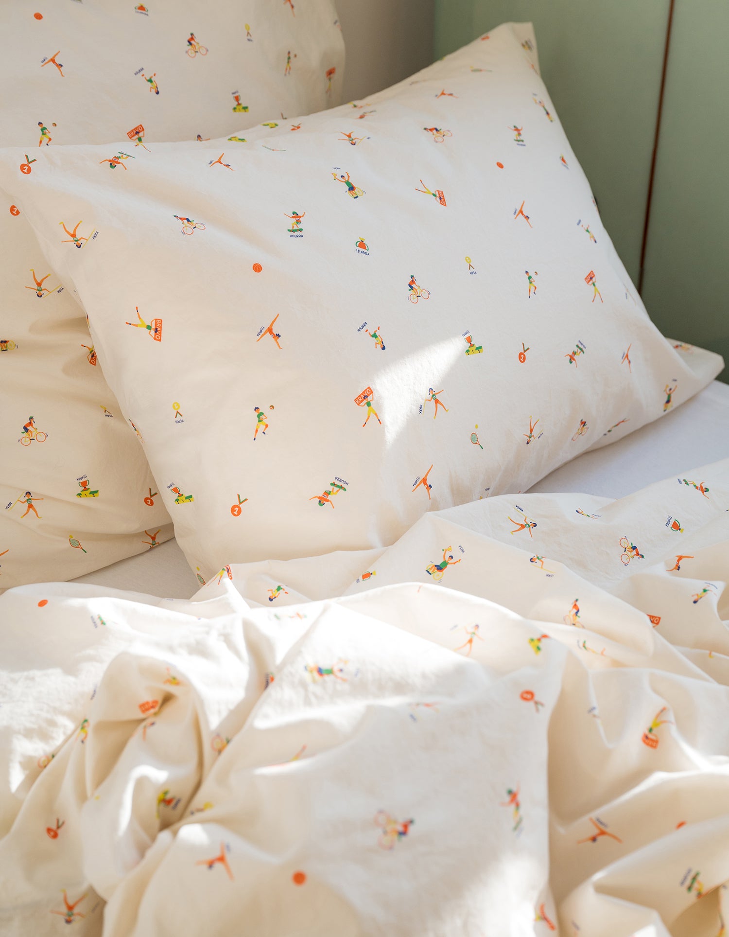  Dekbedovertrekken Gewassen Percale Baby & Kind - Mini-sporten