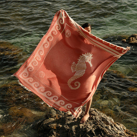 Maxi Fouta - Seepferdchen