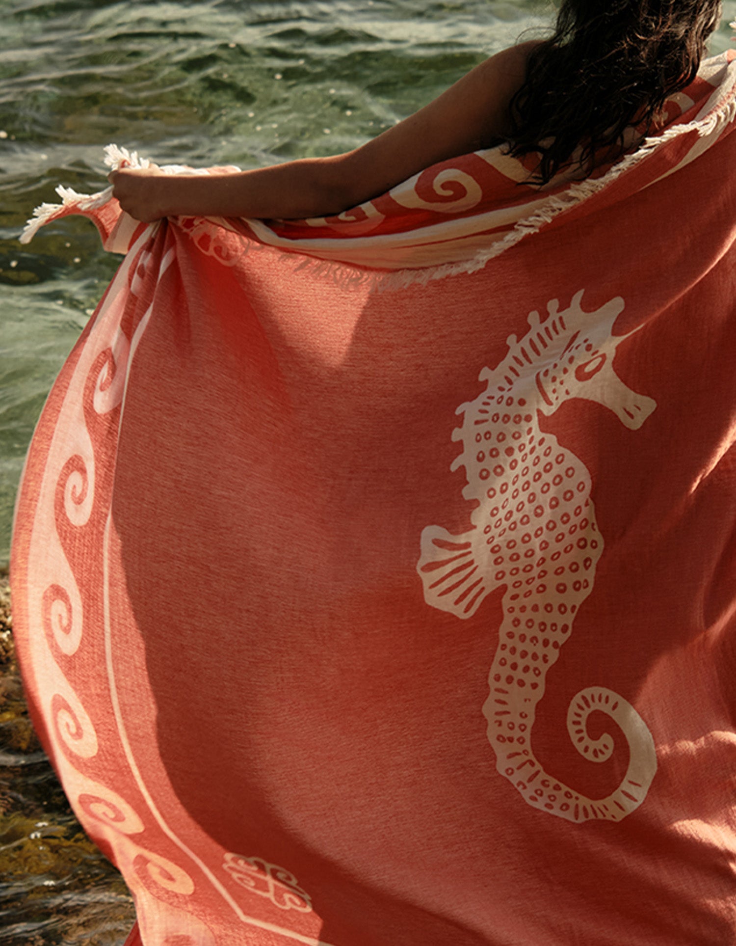 Maxi Fouta - Seepferdchen