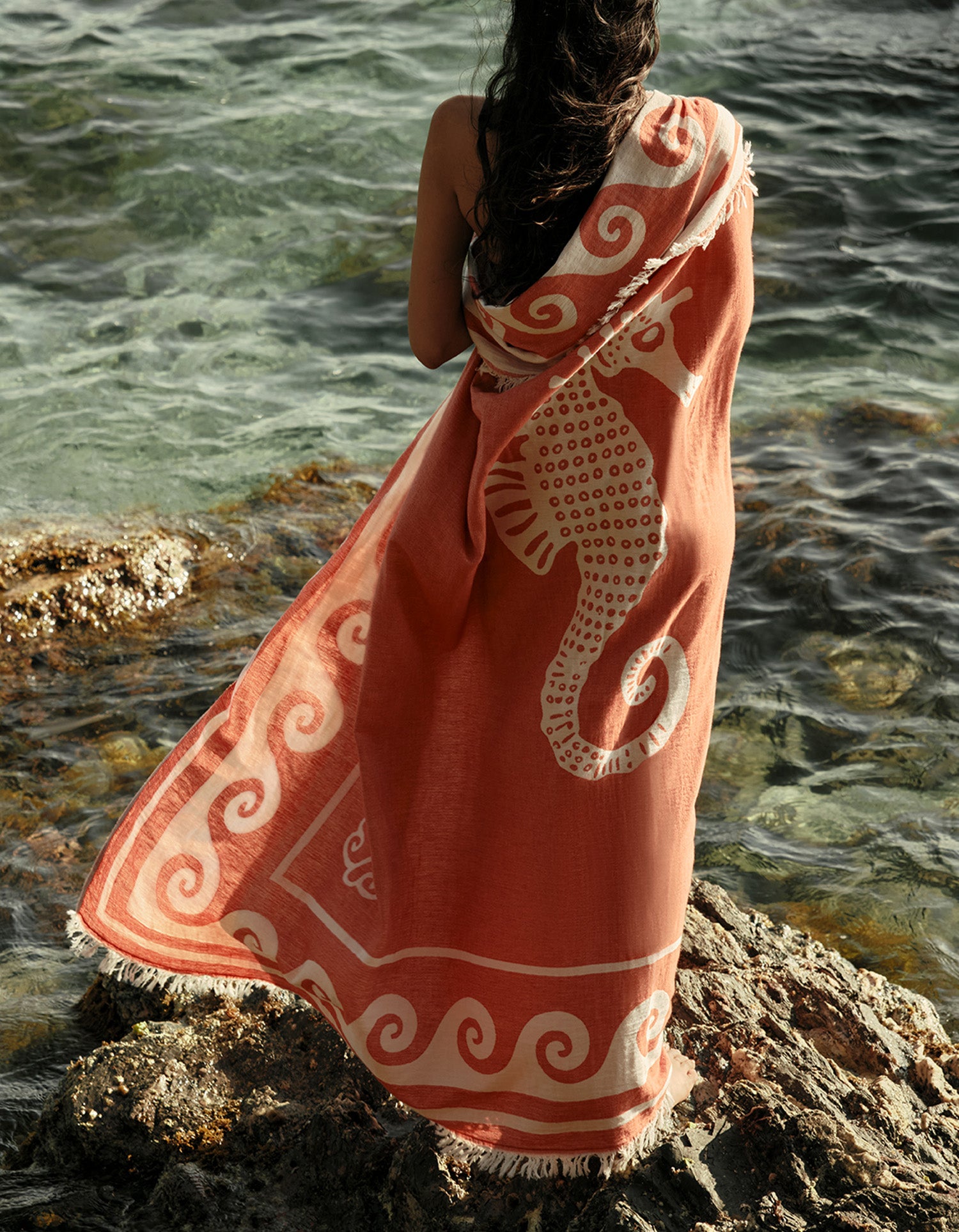 Maxi Fouta - Seepferdchen
