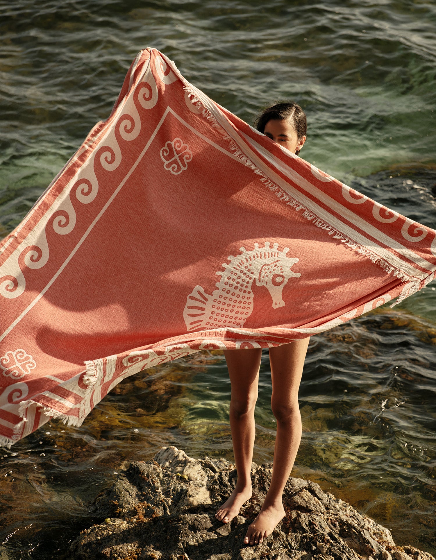 Maxi Fouta - Seepferdchen