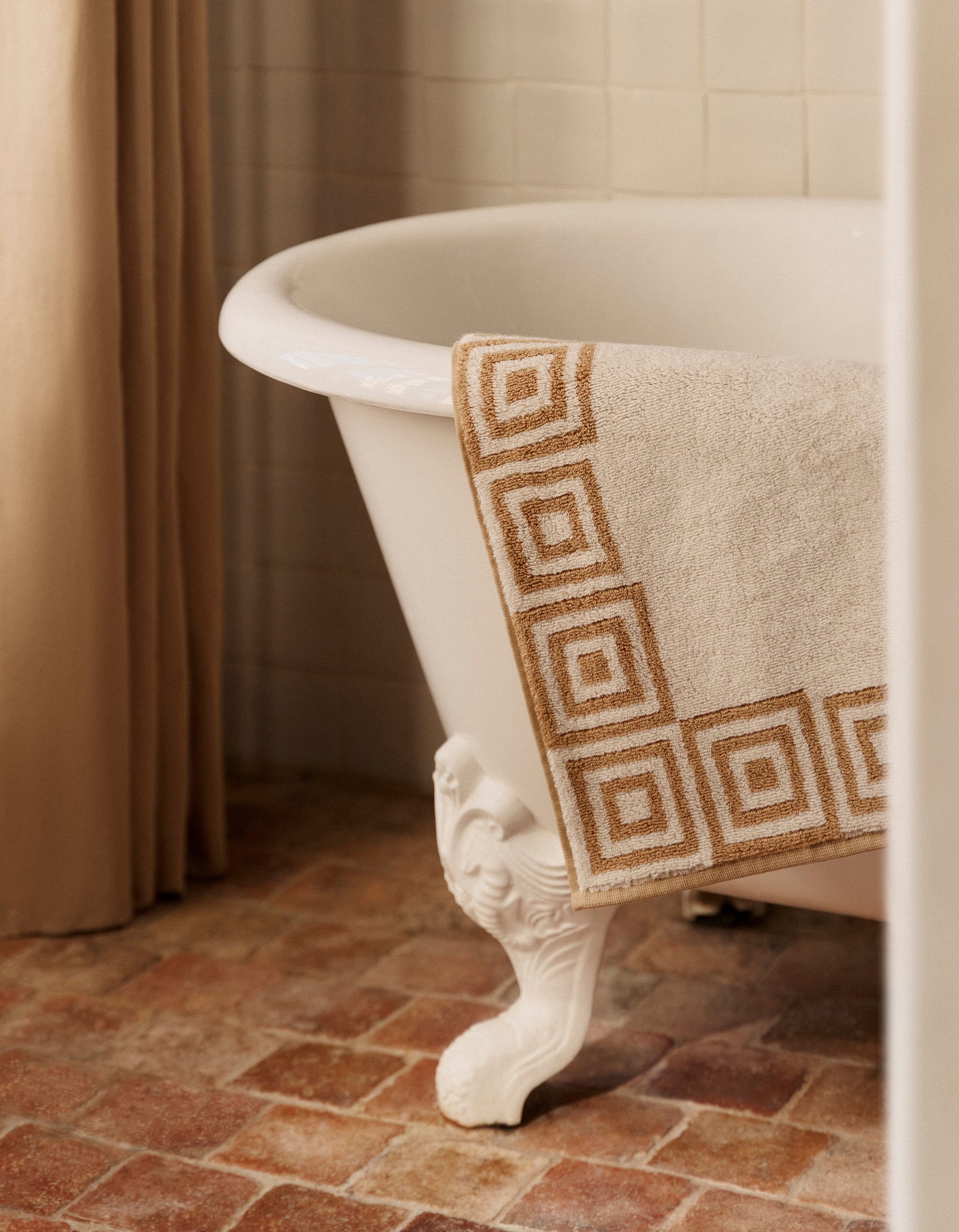 Morbido tappetino da bagno - Tomette Naturale