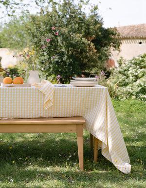 Nappe - Vichy Jaune
