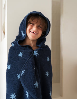 Cape de bain moelleuse Enfant - Pluie d'Etoiles