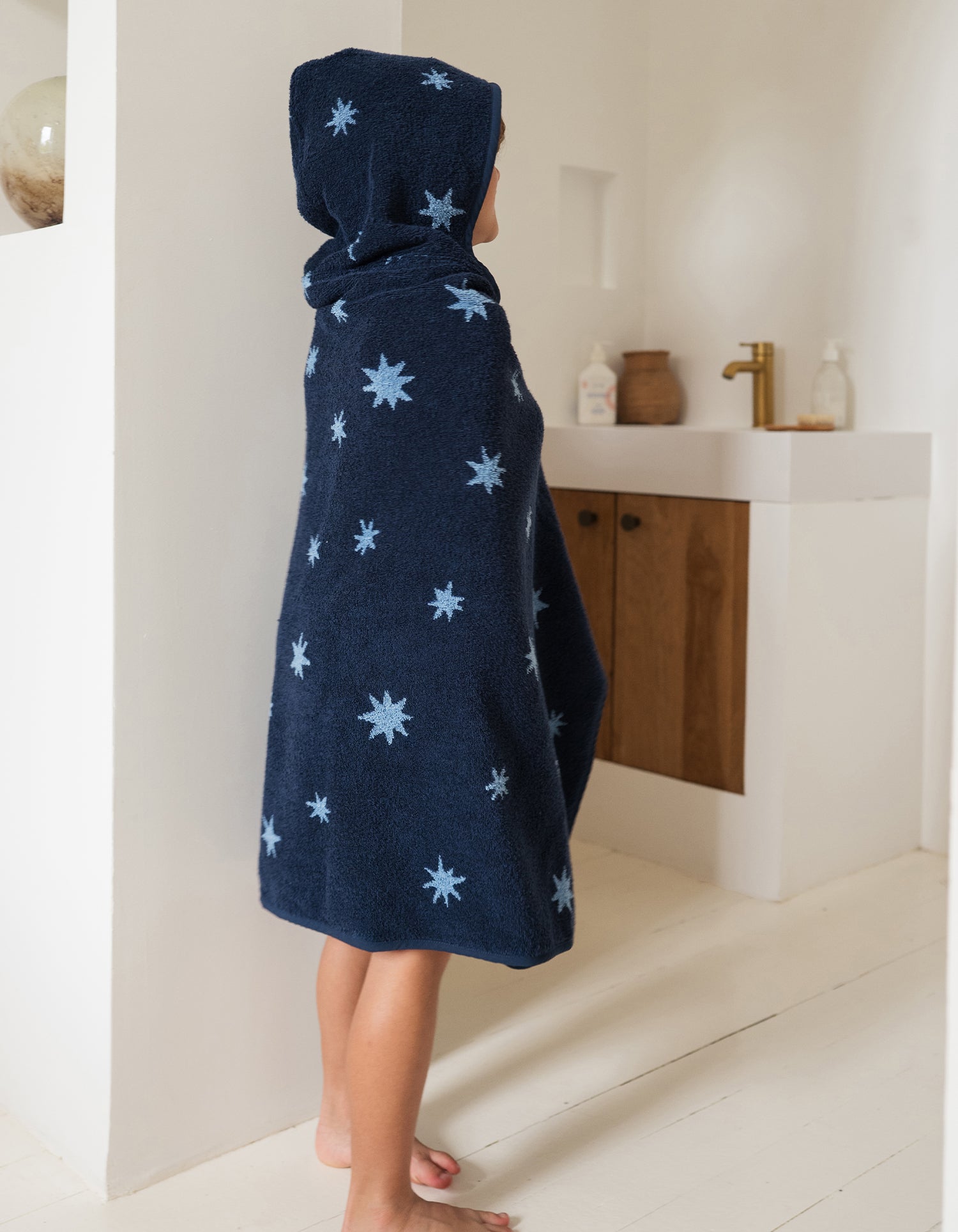 Cape de bain moelleuse Enfant - Pluie d'Etoiles