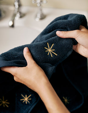 Plush bath mat