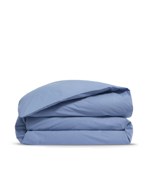 Housse de couette Percale de coton 120 fils - Bleu Lavande