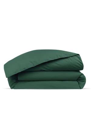 Housse de couette Percale de coton 120 fils - Juste Le Vert