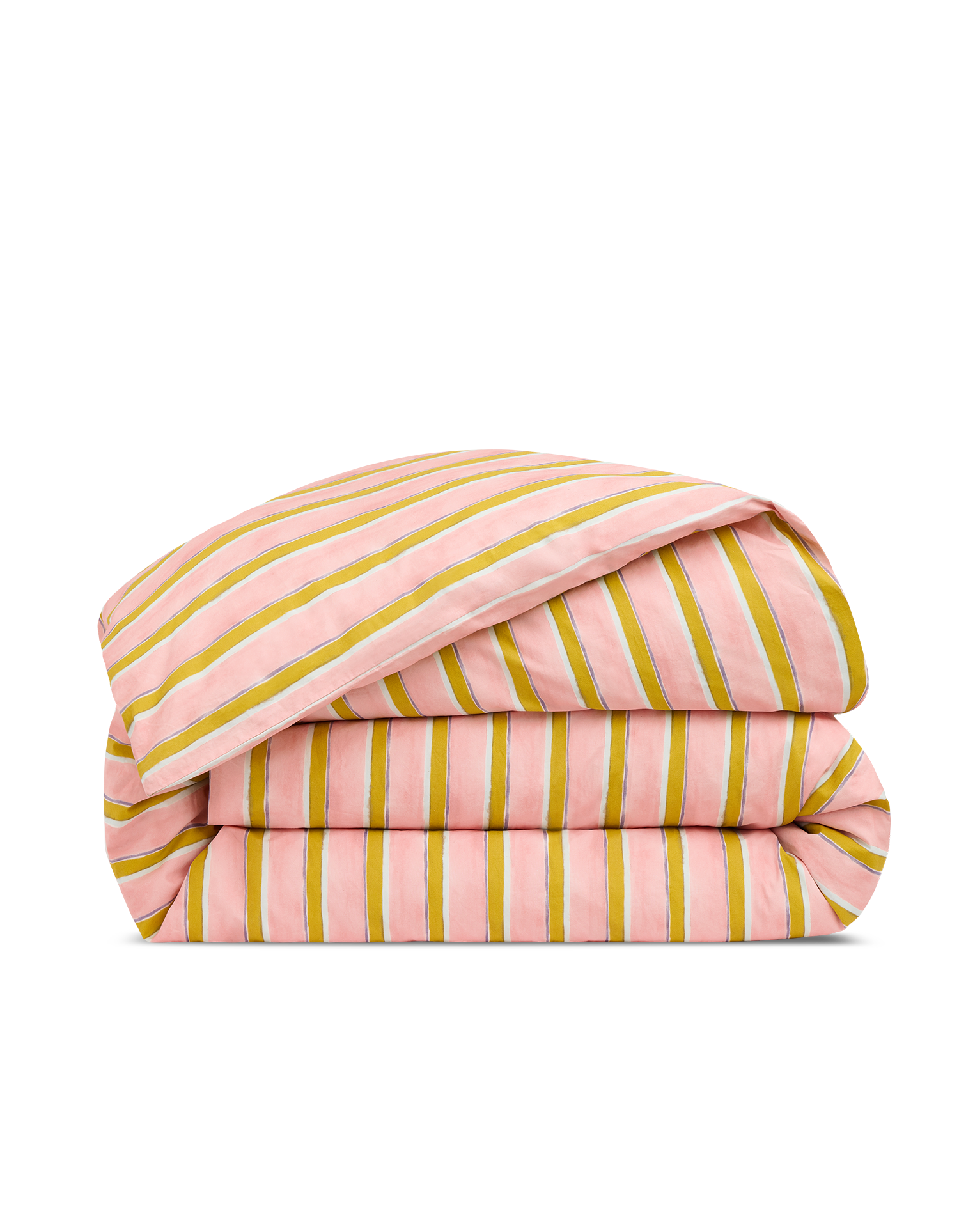Housse de couette Percale lavée - Rayure Jaipur