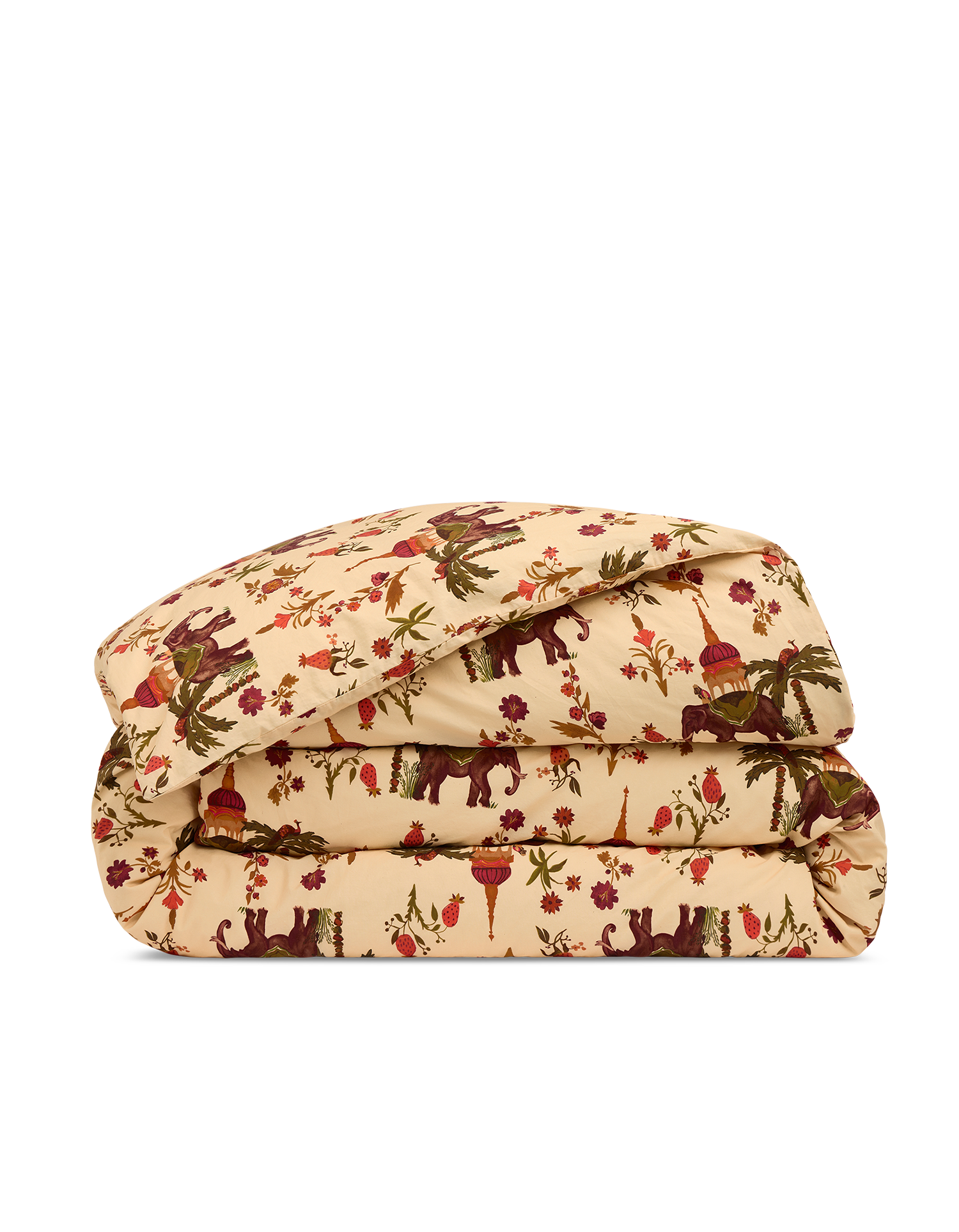 Housse de couette Percale lavée - Éléphant Sacré