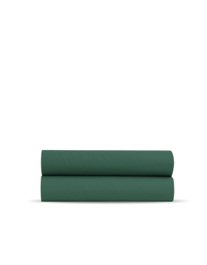 Drap plat Percale de coton 120 fils - Juste Le Vert