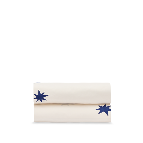 Drap plat Percale de coton 120 fils - Pluie d'Etoiles