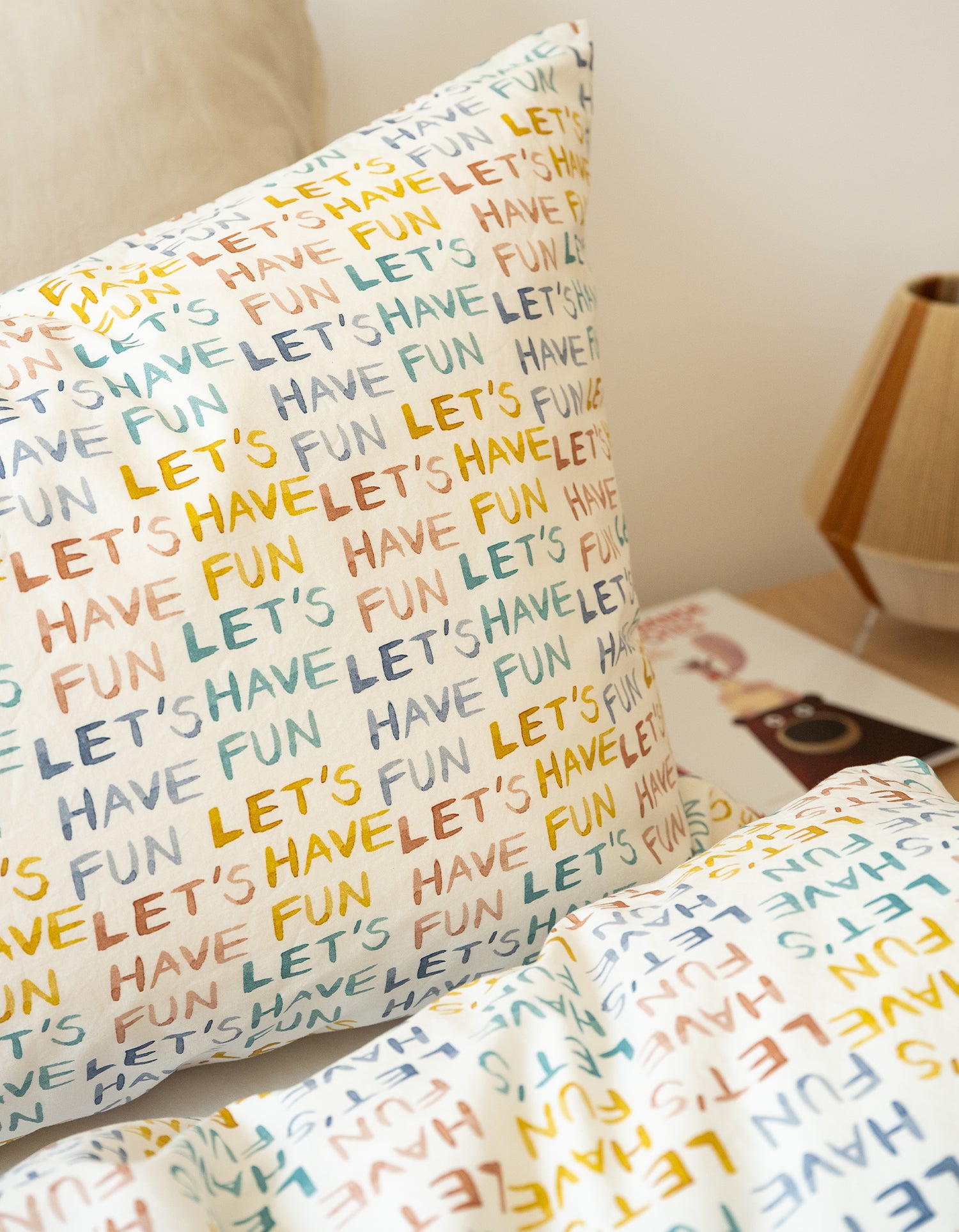 Housse de couette Percale lavée Bébé & Enfant - Let's have fun