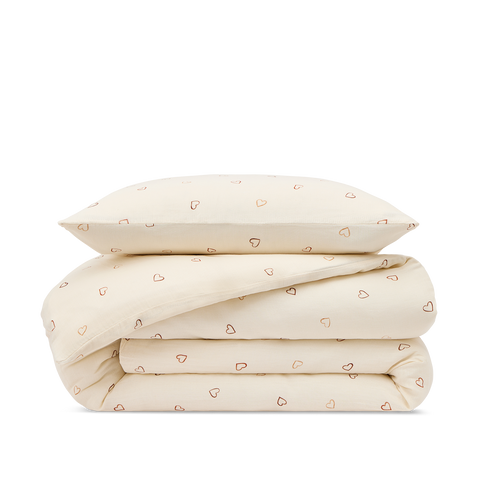 Parure Gaze de coton Bébé & Enfant - Coeur Arty