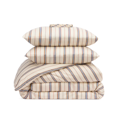 Parure Satin de coton 200 fils - Rayure Jeu