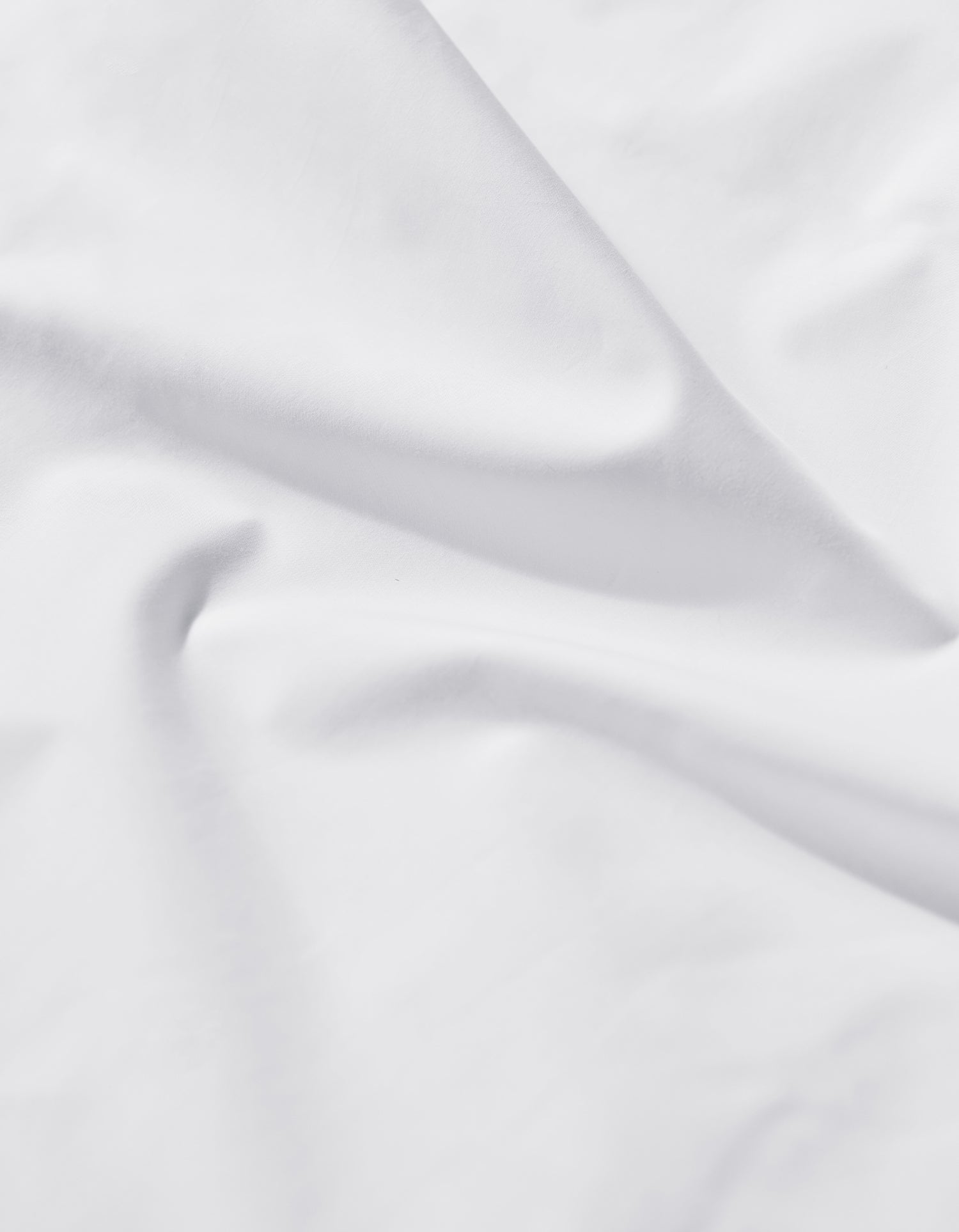 Housse de couette Percale de coton 120 fils - Juste Le Blanc