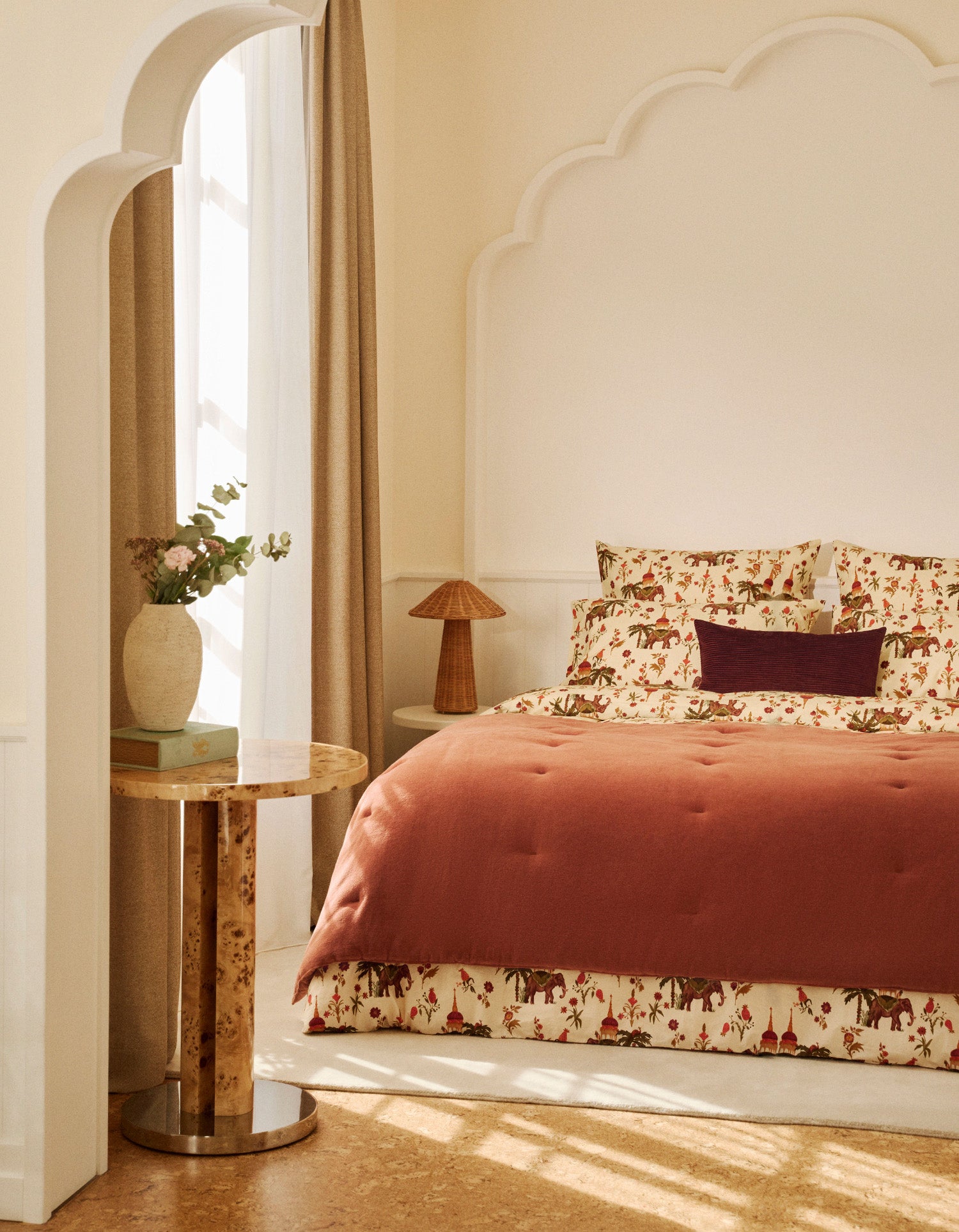 Housse de couette Percale lavée - Éléphant Sacré