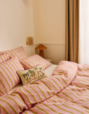 Washed percale pillowcases x2