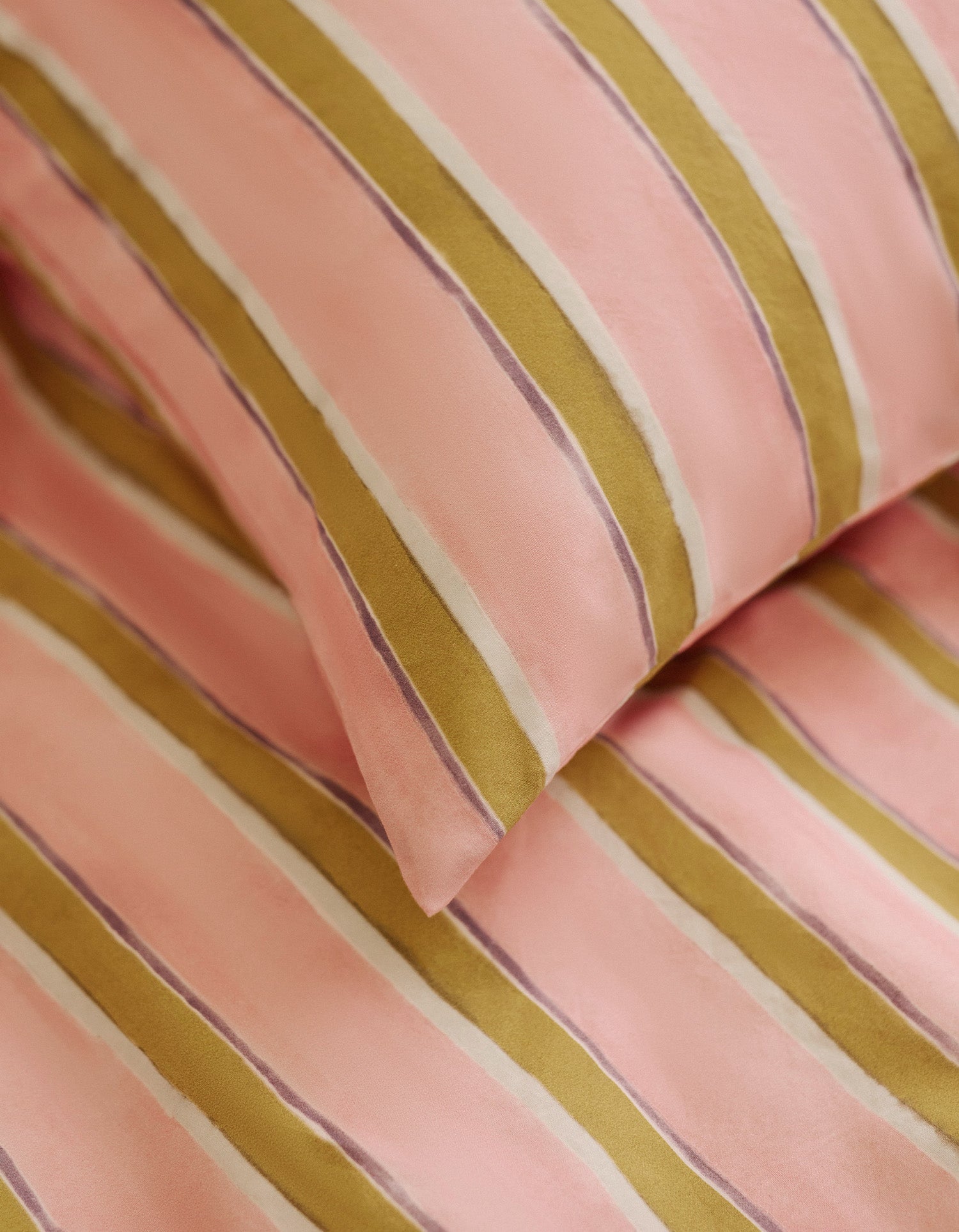 Housse de couette Percale lavée - Rayure Jaipur