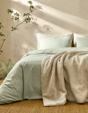 Washed Percale Duvet Cover - Archives