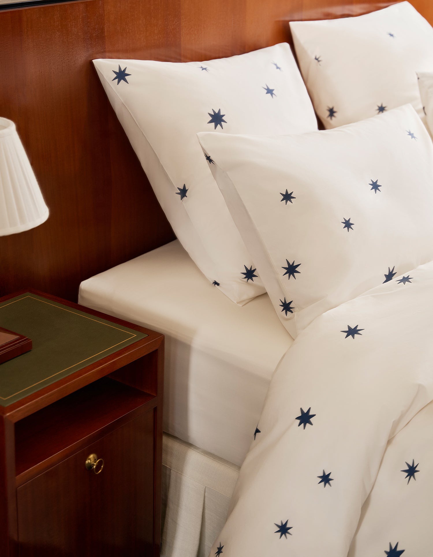 Housse de couette Percale de coton 120 fils - Pluie d'Etoiles