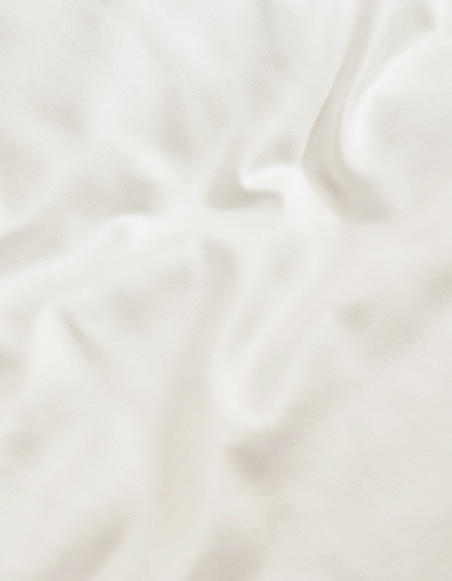 Housse de couette Satin de coton 200 fils - Juste Le Blanc