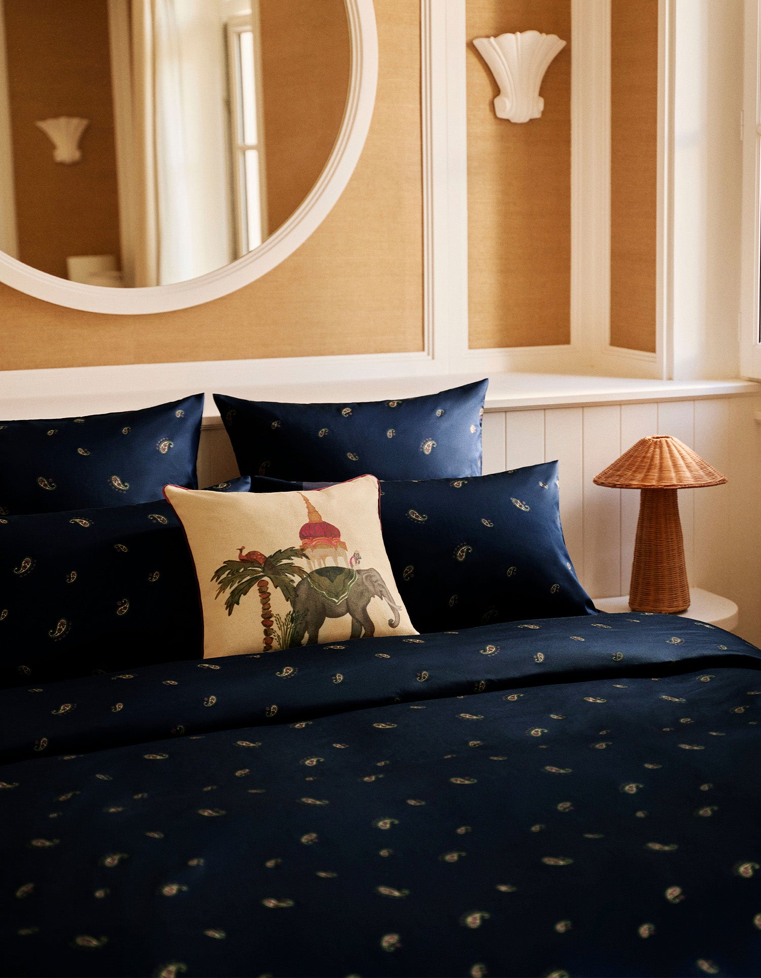 Housse de couette Satin de coton 200 fils - Le Paisley