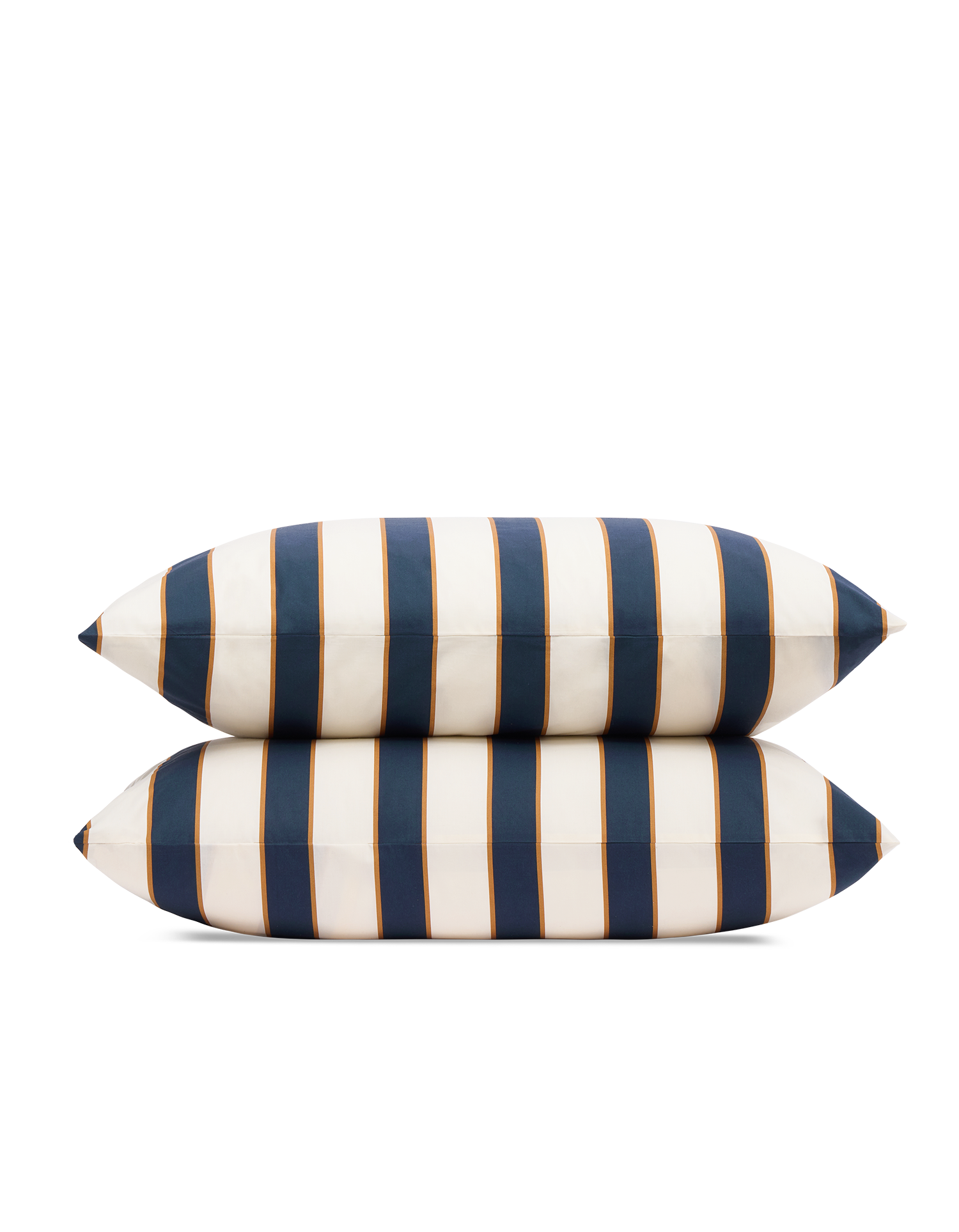 Federe per cuscino x2 cotone percalle a 120 fili - Maxi Righe Club