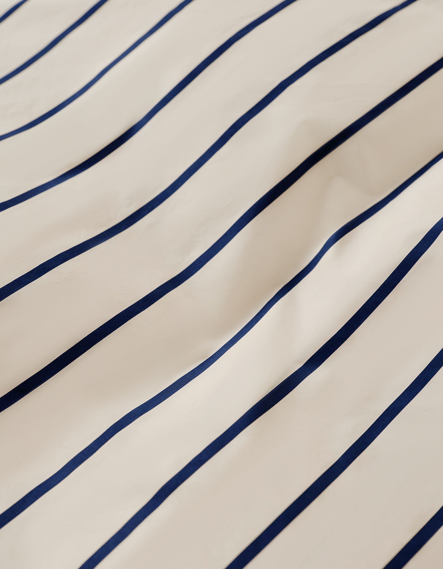 Housse de couette Percale de coton 120 fils - Rayure Mikado