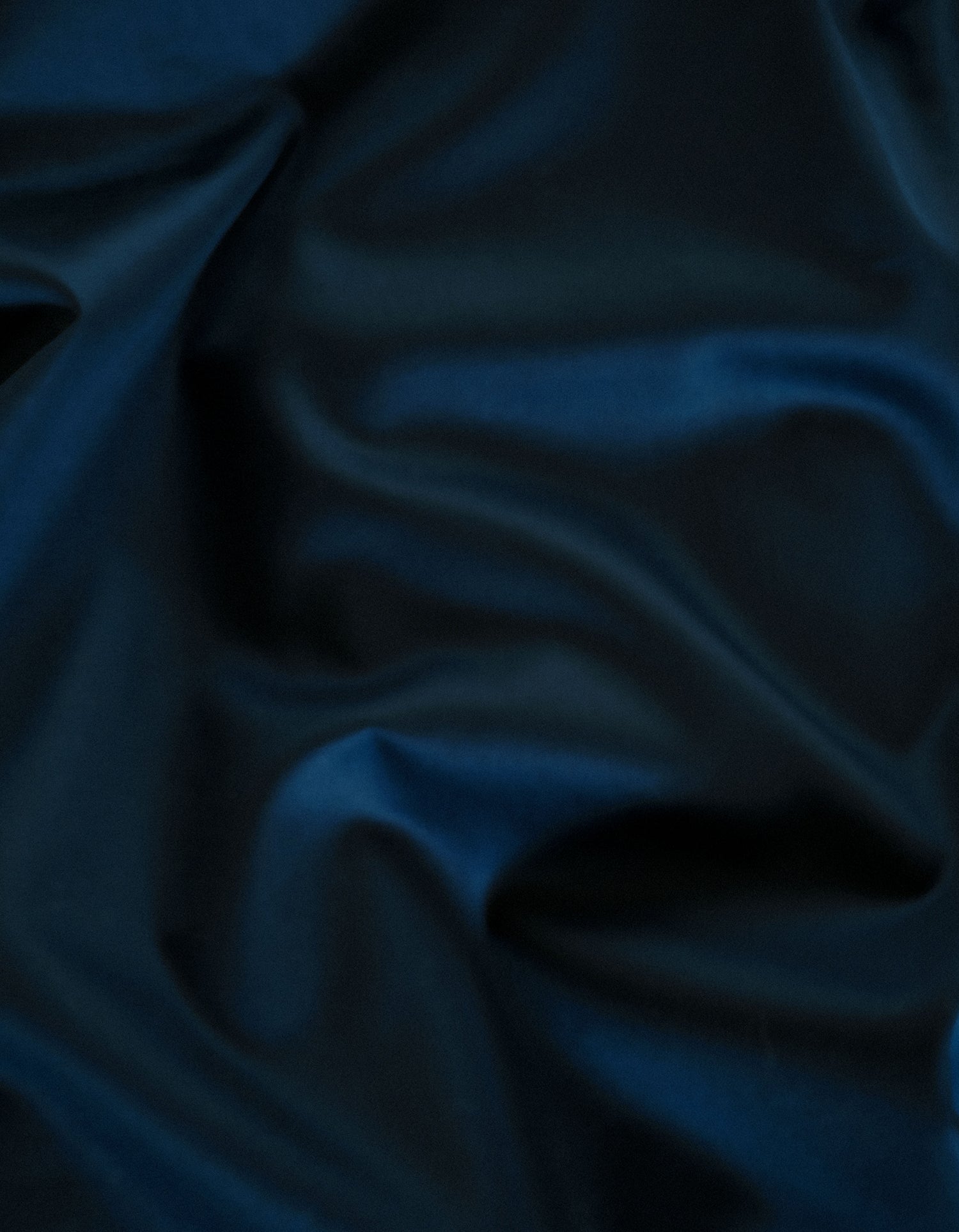 Taie d'oreiller 100% soie - Bleu Velours