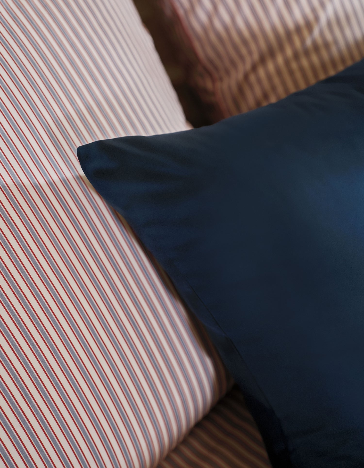 Taie d'oreiller 100% soie - Bleu Velours