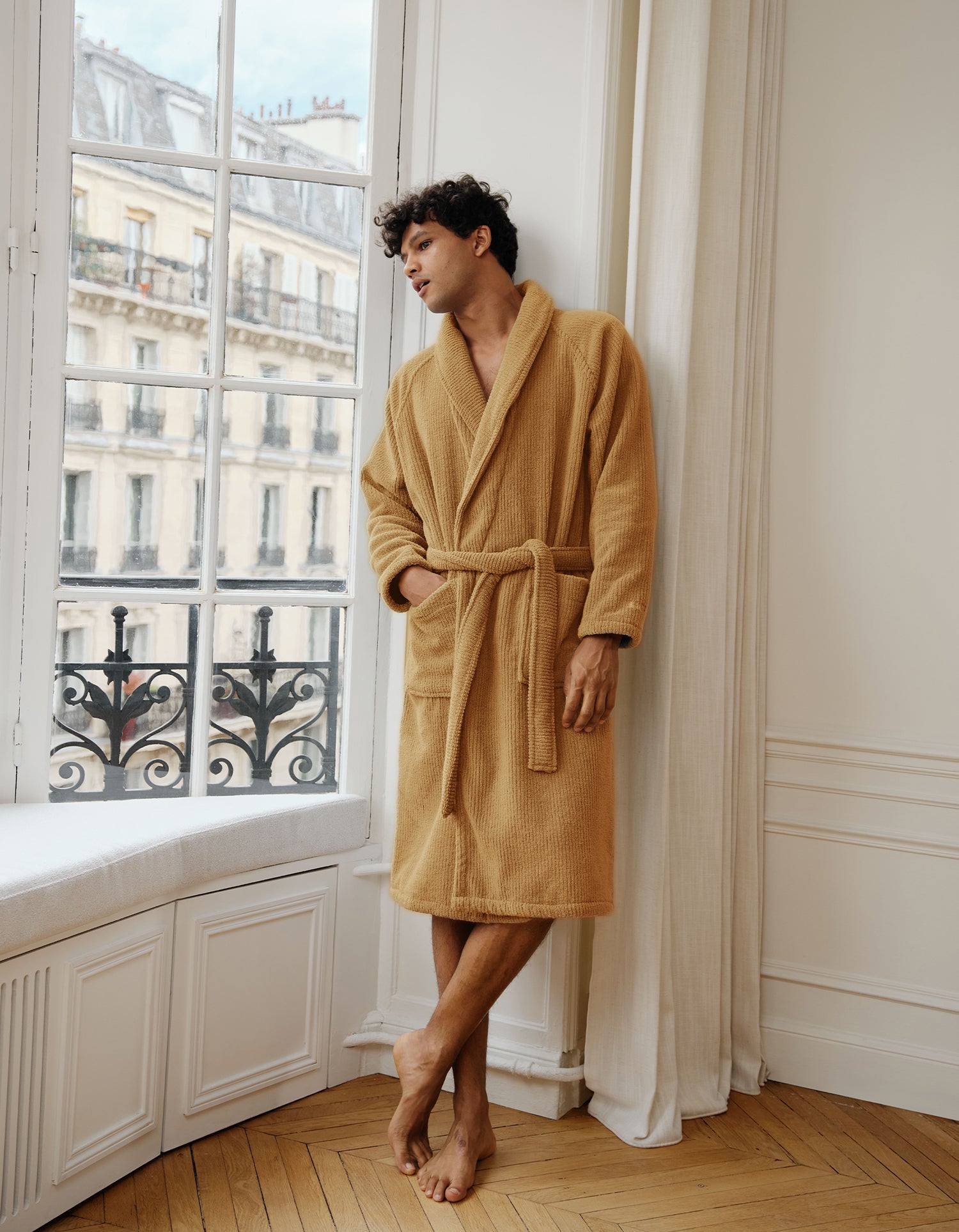 Soft bathrobe - Beige