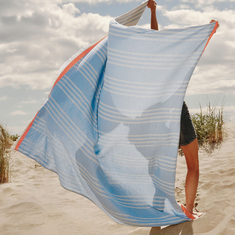 Maxi Fouta de plage - Maxi Rayures