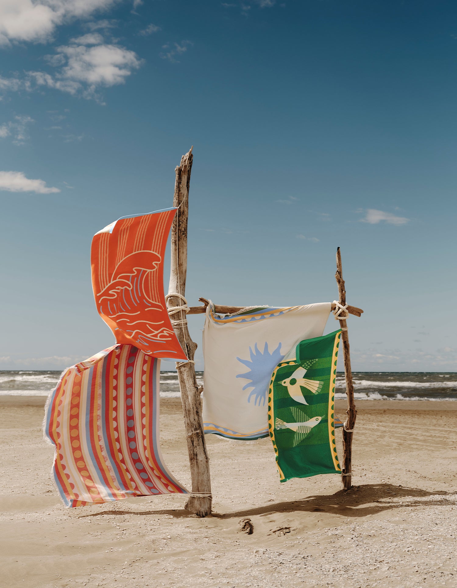 Serviette de plage - Oiseau Odyssée