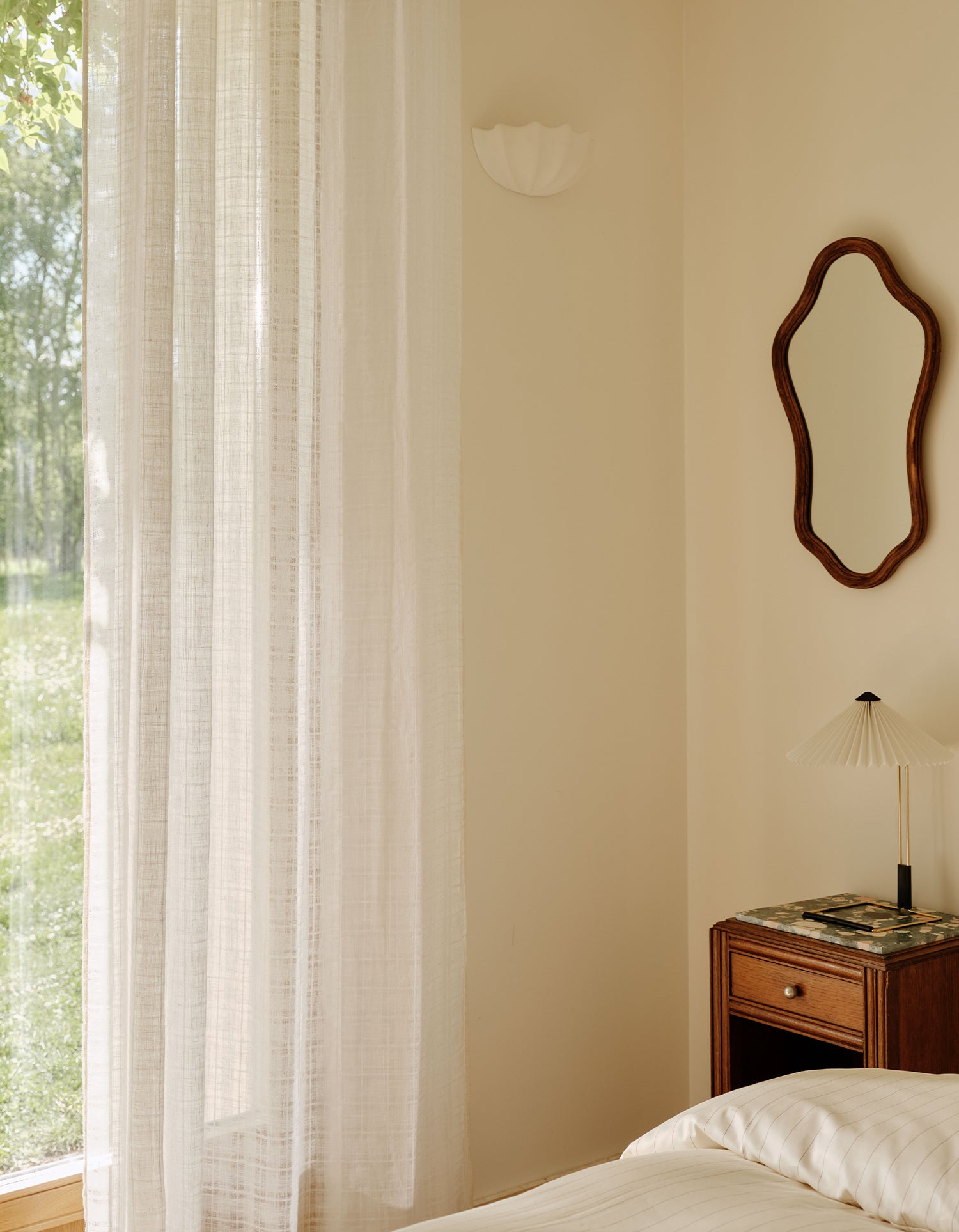 Voilage Madras - Oeillets - Blanc