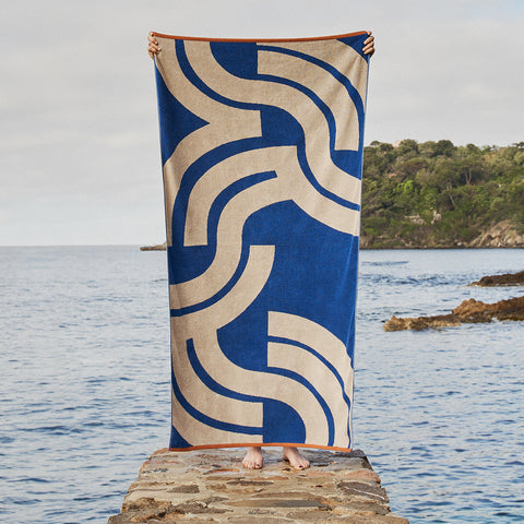 Serviette de plage Dune - Dune Bleue