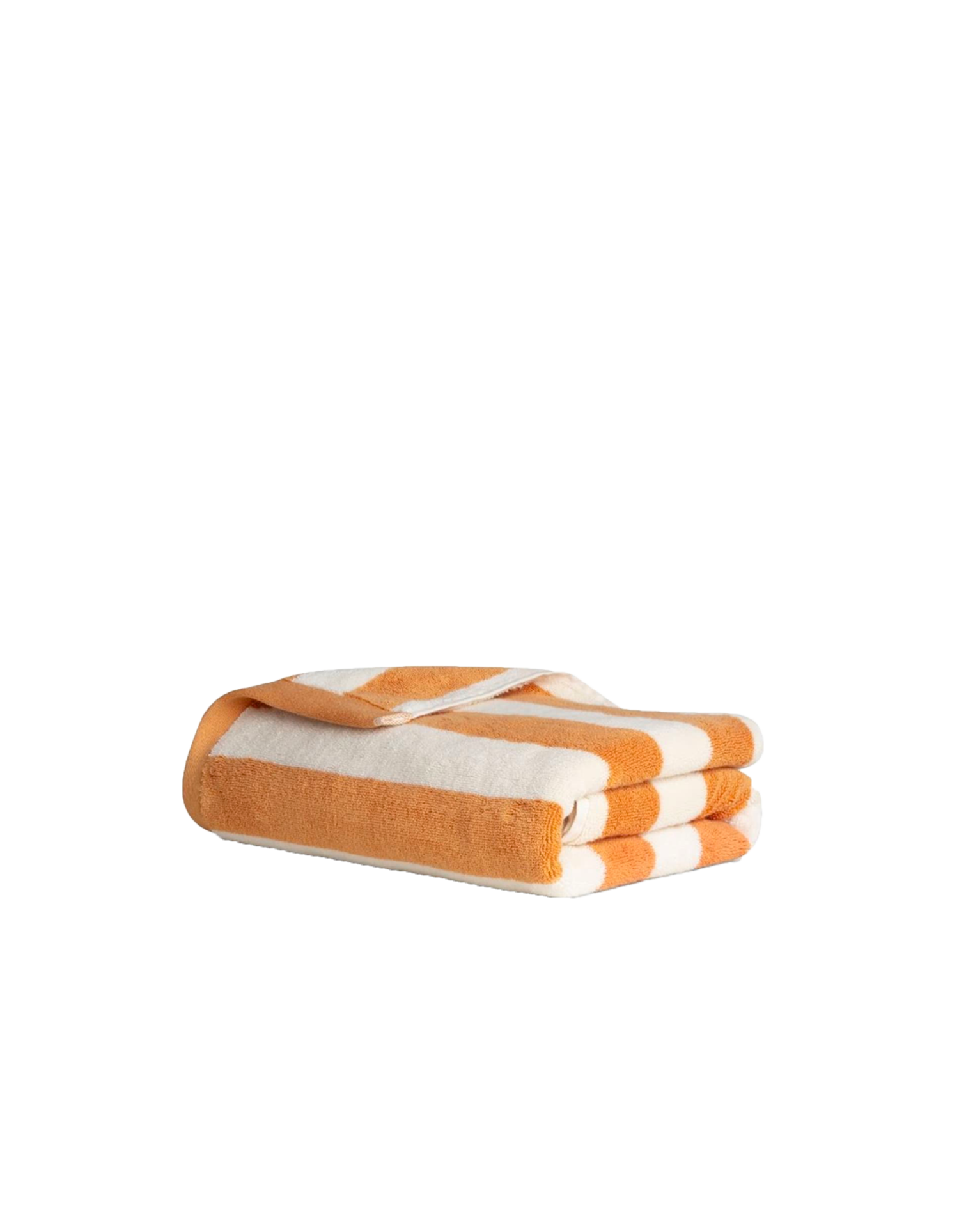 Serviette de bain moelleuse - Juste La Rayure Ocre