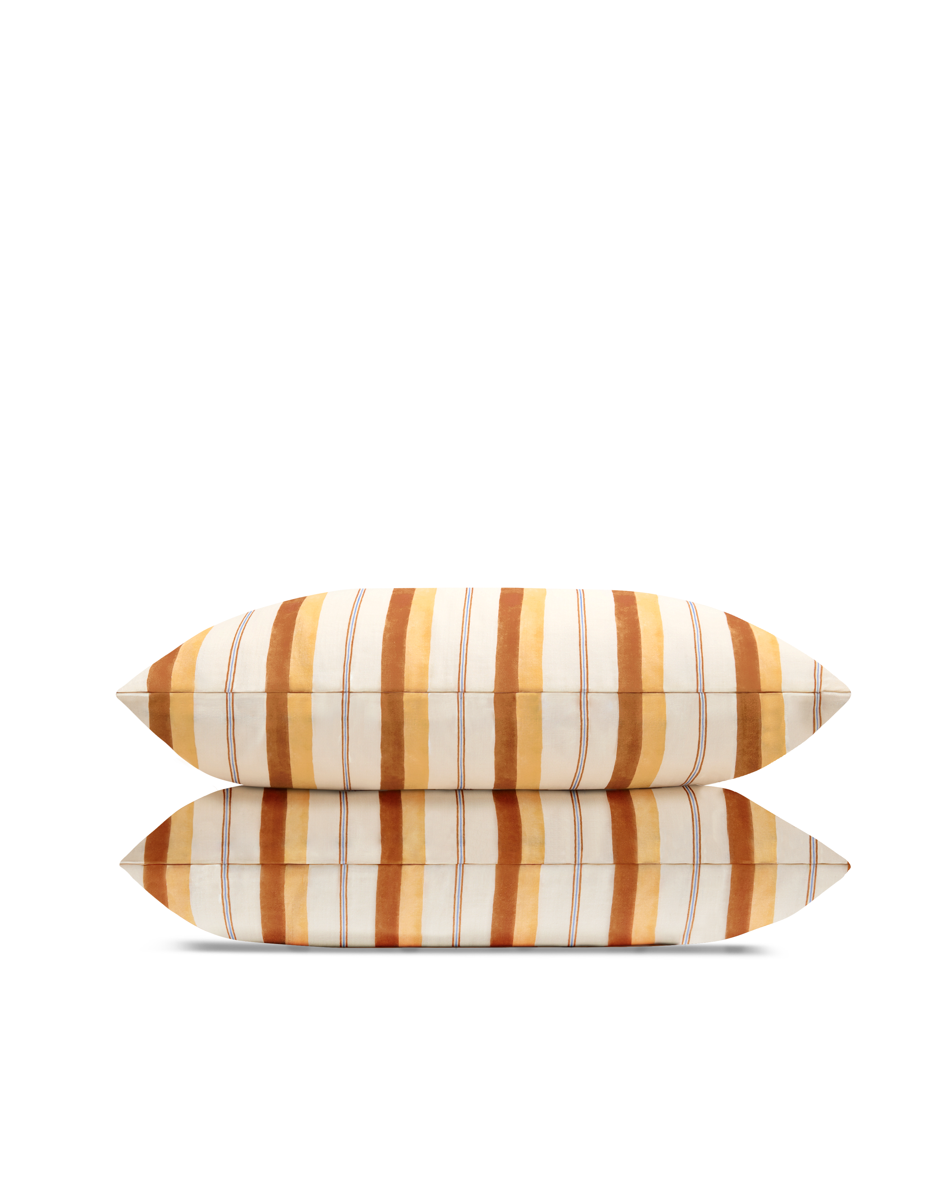 Coppia di federe in garza di cotone doppio strato - Righe Etereo