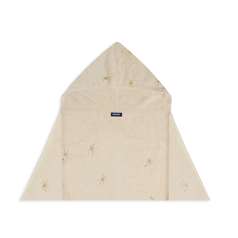 Badecape Kind - Goldener Stern