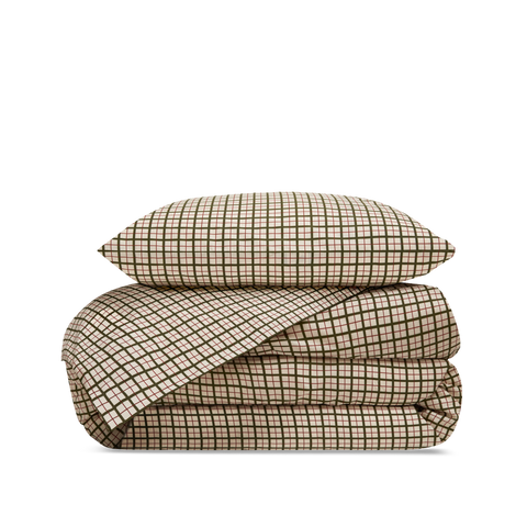 Kinderbedset Perkal katoen - Canvas Ruit