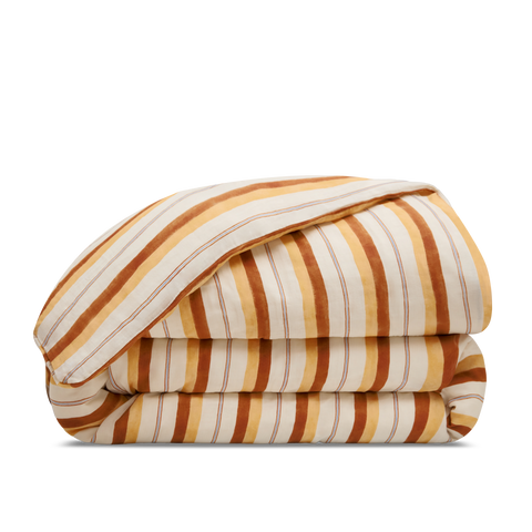 Copripiumino in garza di cotone doppio strato - Righe Etereo