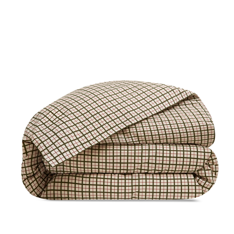 Dekbedovertrek Perkal katoen 300 TC - Canvas Ruit