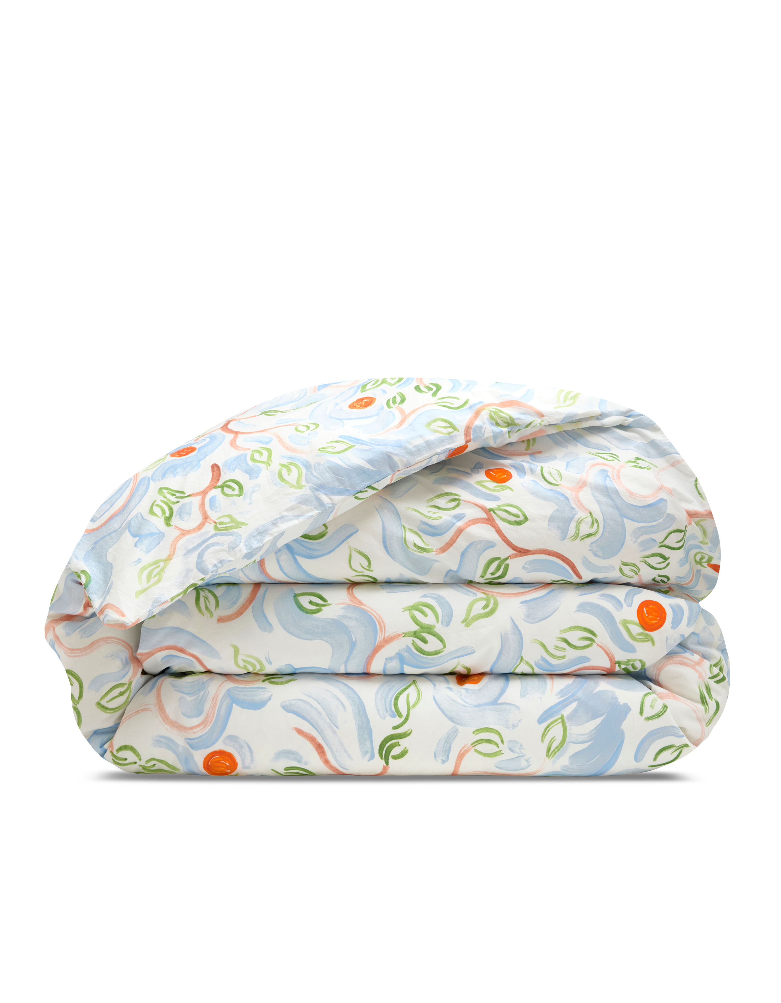 Housse de couette Percale Lavée 80 fils/cm² - Jacques Merle x Bonsoirs - L'Oranger