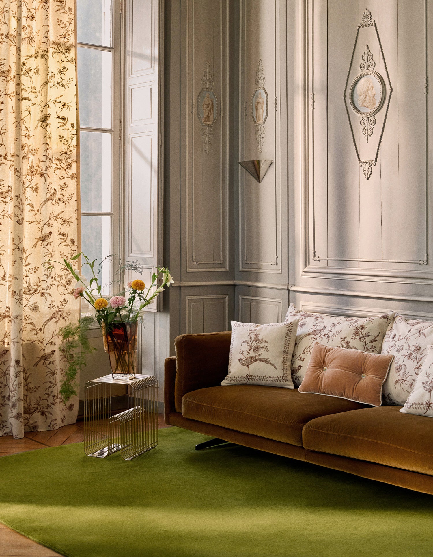 Paul & Joe für Bonsoirs Kissenbezug - Wildblumen