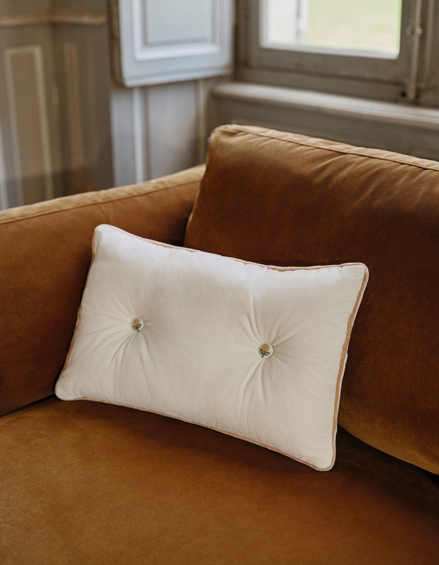 Paul & Joe für Bonsoirs Kissenbezug - Wildblumen