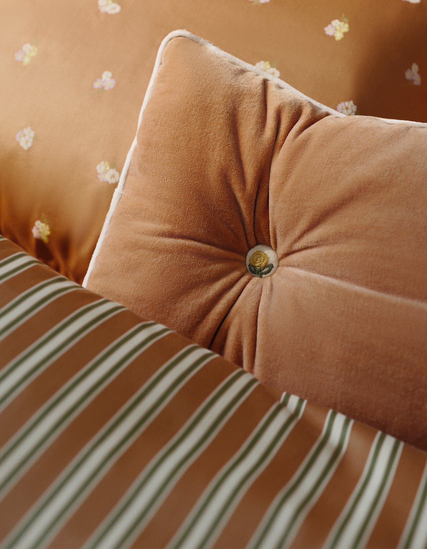 Paul & Joe für Bonsoirs Kissenbezug - Wildblumen